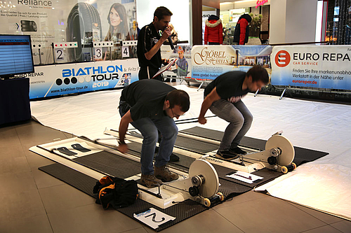 INCONY sports event with biathlon
