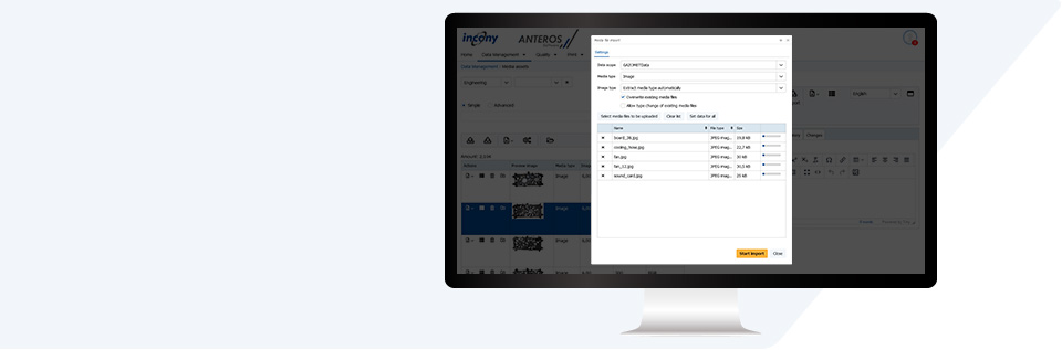 Easily upload media