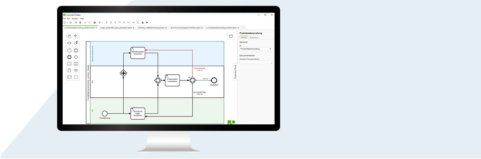 Graphical representation of a workflow