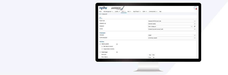 ANTEROS graphic with two print rejection types