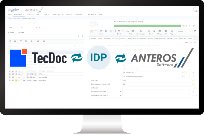 Maximum speed and data control thanks to native IDP integration IDP integration increases speed and data control