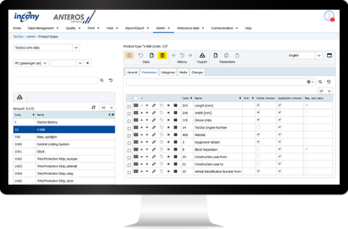 Simply transfer data from the ERP system
