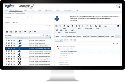 Classifications in ANTEROS