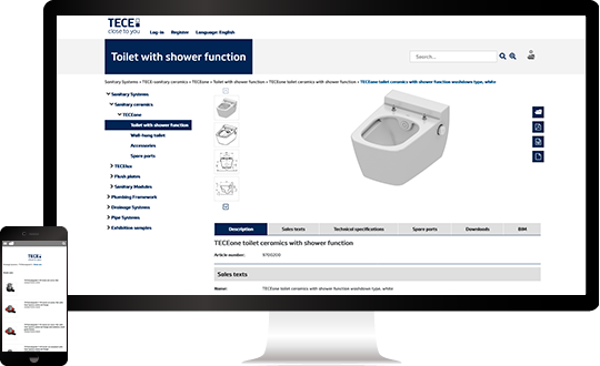 Web catalogs from TECE with ANTEROS