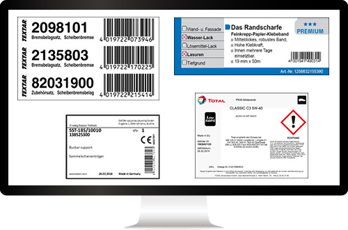 Create labels automatically