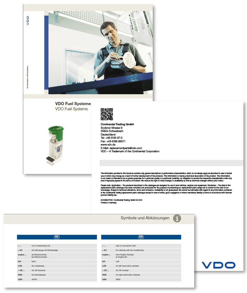 Clear presentation of all important information TecDoc