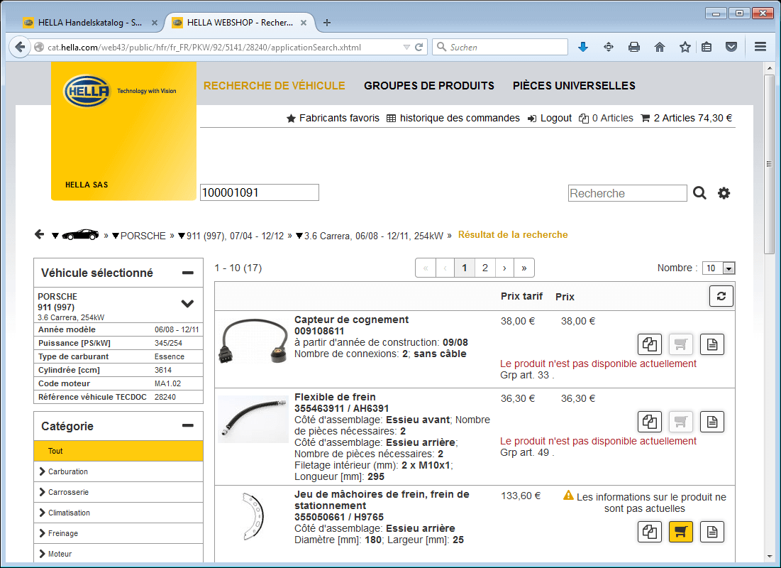 International Webshops