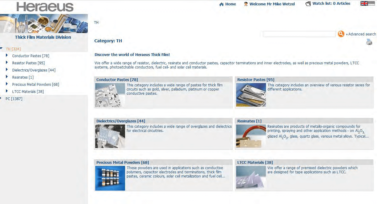 ANTEROS as an internal work tool at Heraeus