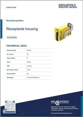Create information sheets automatically with ANTEROS KOSTAL information sheets
