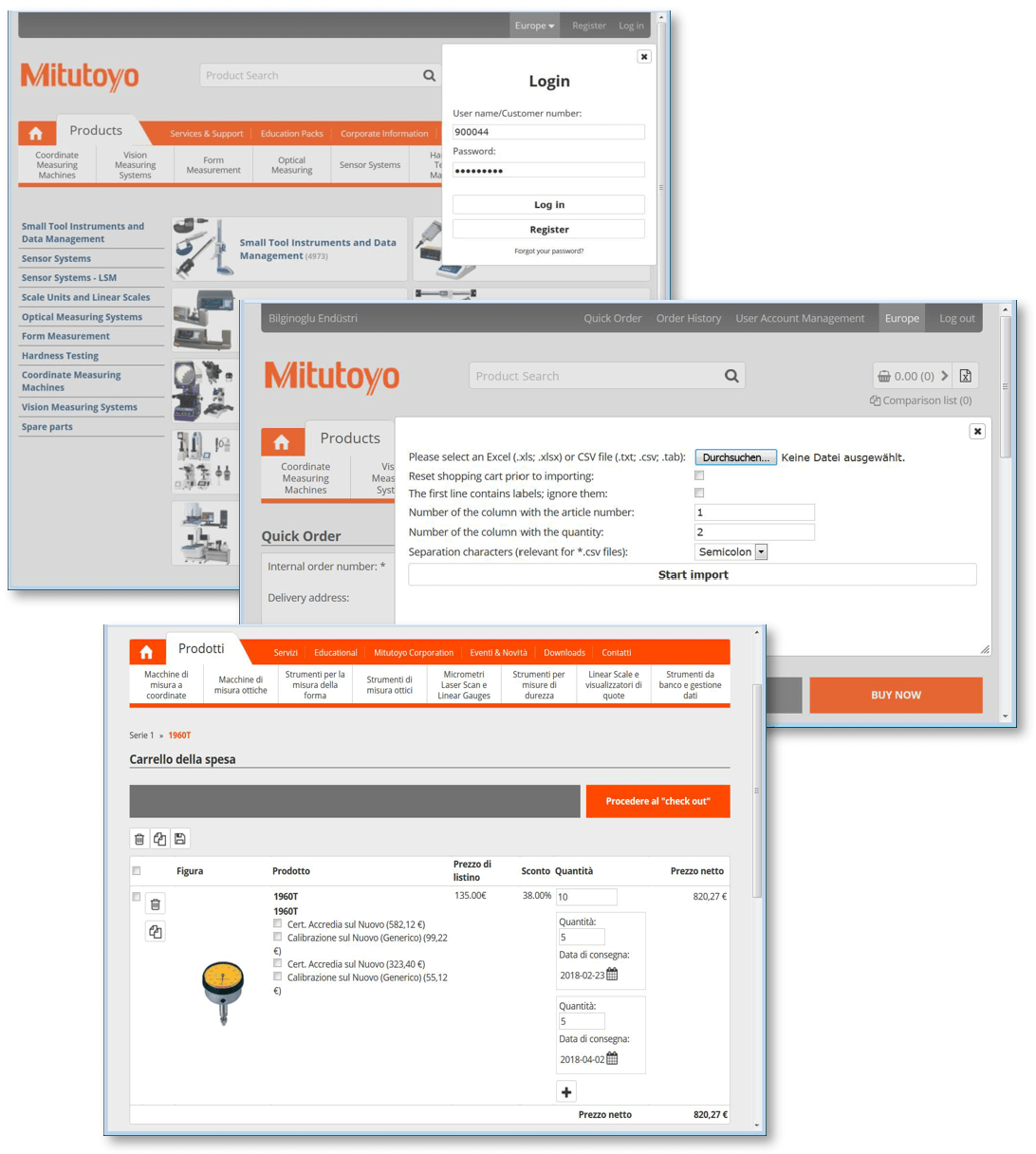 A selection of possible functions