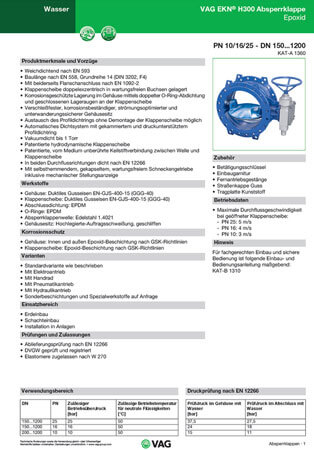 Product information and images in catalog