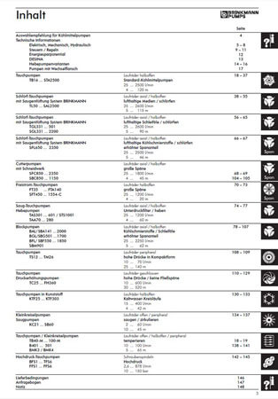Clear overview with tables of contents