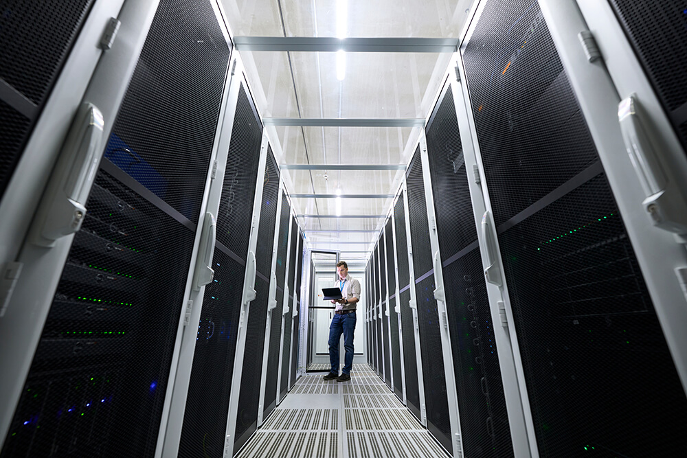 INCONY's data center at partner VegaSystems